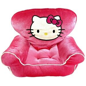 Hello Kitty Build a Bear Chair Plush Pink Couch Sanrio Pillow Doll Furniture Toy